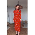 Vestido Midi Tucapoa Estampado