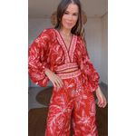 Blusa Franzida Amalfi Estampado