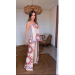 Calça Pantalona Lenço Solar Estampado