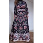 Saia Evase Jardim Maravilhoso Estampado