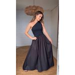 Vestido Ombro Só Saia Gode Preto