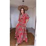 Vestido Recorte Logotuca Estampado