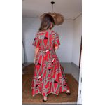 Vestido Recorte Logotuca Estampado