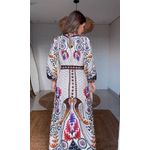 Vestido Longo Tapete De Arara Estampado