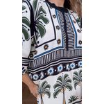 Vestido Tshirt Jardim Tropical Estampado