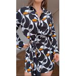 Vestido Curto Copatucano Estampado