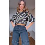 Tshirt Cropped Tucano Gráfico Estampado