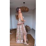 Vestido Tapete Decorado Estampado