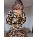 Vestido Curto Mg Flora Abacaxi Estampado