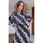 Tshirt Cropped Zebra Estampado