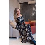 Calça Pantalona Céu De Flor Estampado