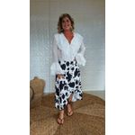 Saia Transpassada Animal Print