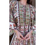 Vestido Cropped Tapete De Cor Estampado