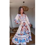 Vestido Cropped Sonho De Mar Estampado