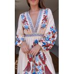 Vestido Cropped Sonho De Mar Estampado