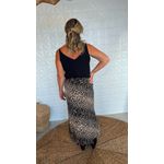 Blusa Alça Seda Crepe Preto