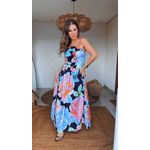 Vestido Cropped Floral Sofia Estampado