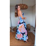 Vestido Cropped Floral Sofia Estampado
