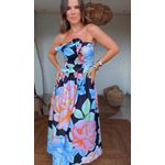 Vestido Cropped Floral Sofia Estampado