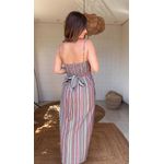 Vestido Alçinha Listra Pipa Estampado