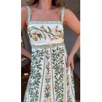 Vestido Cropped Alça Antônia Estampado