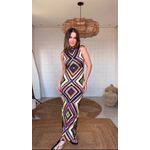 Vestido Midi Pretti Estampado