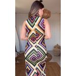 Vestido Midi Pretti Estampado