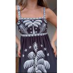Vestido Cropped Coqueiral Estampado