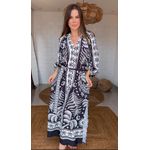 Vestido Cropped Coqueiral Estampado