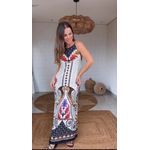 Vestido Midi Tapete De Arara Estampado