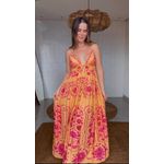 Vestido Longo Olivia Estampado