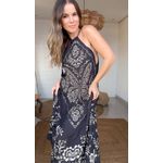 Vestido Cropped Borbolina Estampado