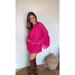 Vestido Joyce Chiclé Fúcsia 