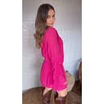 Vestido Joyce Chiclé Fúcsia 