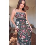 Vestido Cropped Lina Estampado