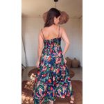 Vestido Cropped Voo Dos Passaros Estampado