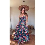 Vestido Cropped Voo Dos Passaros Estampado