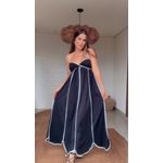 Vestido Cropped Com Viés Estampado
