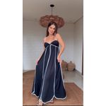 Vestido Cropped Com Viés Estampado