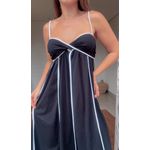 Vestido Cropped Com Viés Estampado