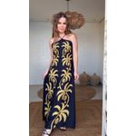 Vestido Cropped Lenço Trancoso Estampado