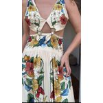 Vestido Longo Tropicalzinho Estampado