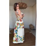 Vestido Longo Tropicalzinho Estampado