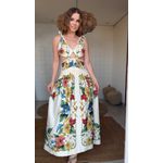 Vestido Longo Tropicalzinho Estampado