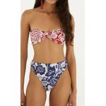 Biquini Double Noite De Passaros Estampado