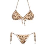 Biquini Lacinho Double Concha Pintada Estampado