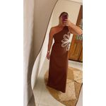 Vestido Longo Sabrina Marrom