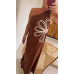 Vestido Longo Sabrina Marrom