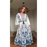 Vestido Midi Nina Estampado