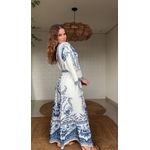 Vestido Midi Nina Estampado